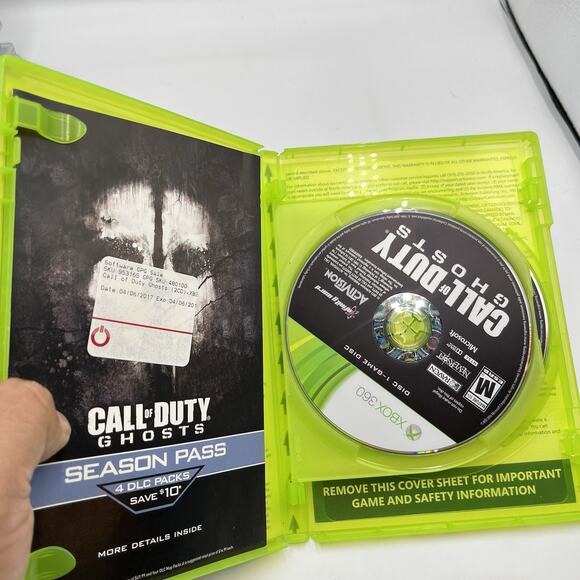 Call of Duty Ghosts Xbox 360 - Complete CIB - Picture 3 of 9